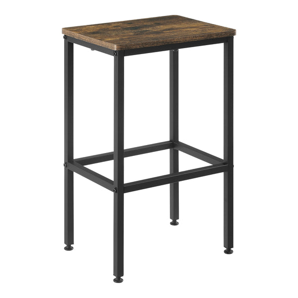 Barhocker Örebro 2er Set Dunkler Holzton en.casa