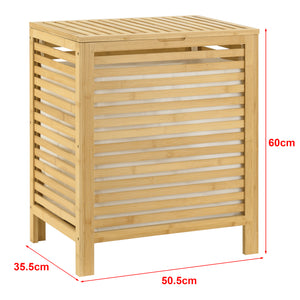 Bambus Wäschekorb Skövde [en.casa]