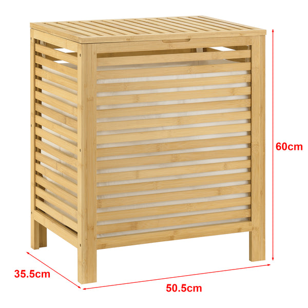 Bambus Wäschekorb Skövde [en.casa]