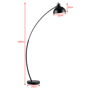 Stehlampe Derby Schwarz [lux.pro]