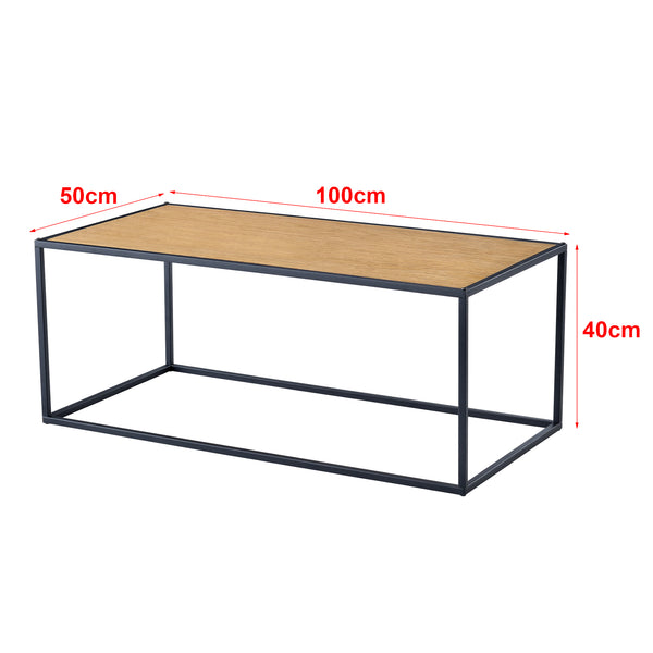 Couchtisch Vännäs 100 x 50 x 40 cm Holz-Optik [en.casa]