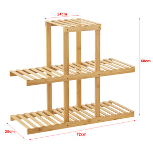 Pflanzregal Halsua 60x72x28 cm Blumentisch [en.casa]