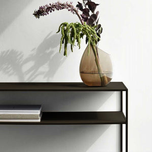 Konsolentisch Kuhmo 85 x 80 x 30 cm Schwarz [en.casa]