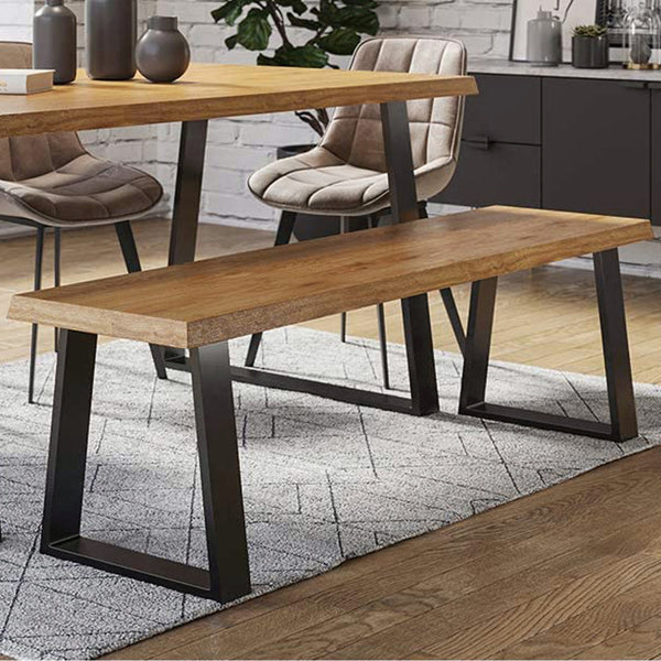 Tischgestell Marstal 42x40cm Schwarz [en.casa]