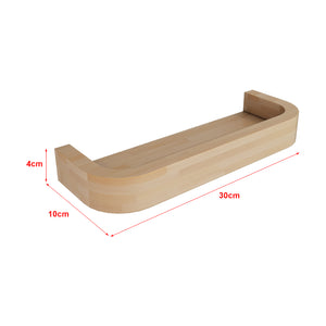 Wandregal Nysted 30x10x4 cm Buche [en.casa]