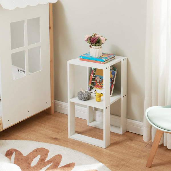 Beistelltisch Thyholm 55x30x30 cm Weiß [en.casa]