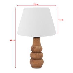 Tischleuchte Poole 1xE27 Weiß [lux.pro]