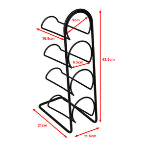 Weinregal Anchamps für 4 Flaschen [en.casa]