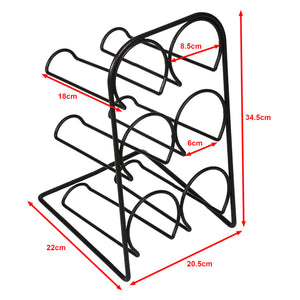 Weinregal Bergnicourt für 6 Flaschen [en.casa]