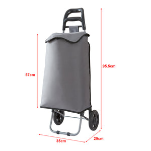 Klappbarer Einkaufstrolley Aaby 36 L [en.casa]