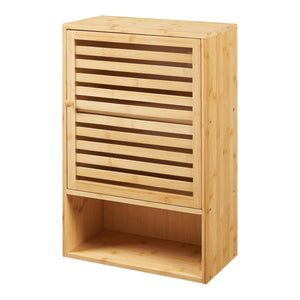 Badezimmerschrank Gjesdal 60x40x20 cm Bambus [en.casa]