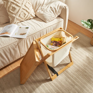 Picknicktisch Hattfjelldal 53x48x32cm Bambus [en.casa]