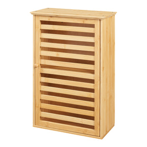 Badezimmerschrank Järfälla 55x37x16 cm Bambus [en.casa]