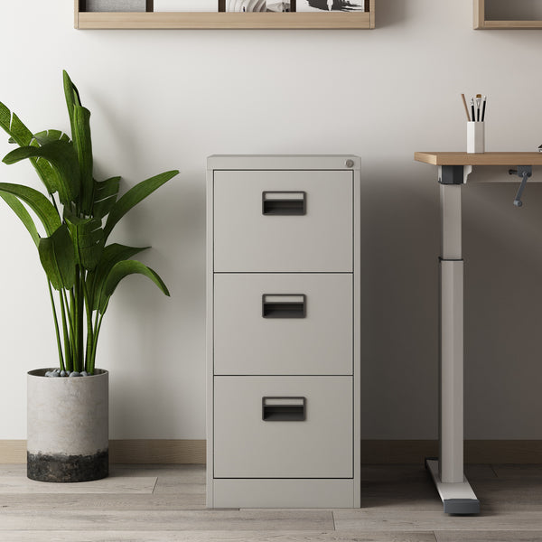 Schubladenschrank Rääkkylä 103x45x62cm Stahl [en.casa]