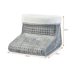 Elektrischer Fußwärmer Bari 100W Grau [en.casa]