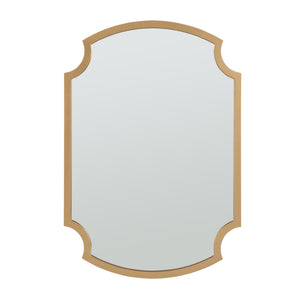 Wandspiegel Aura 80x55 cm Goldfarben [en.casa]