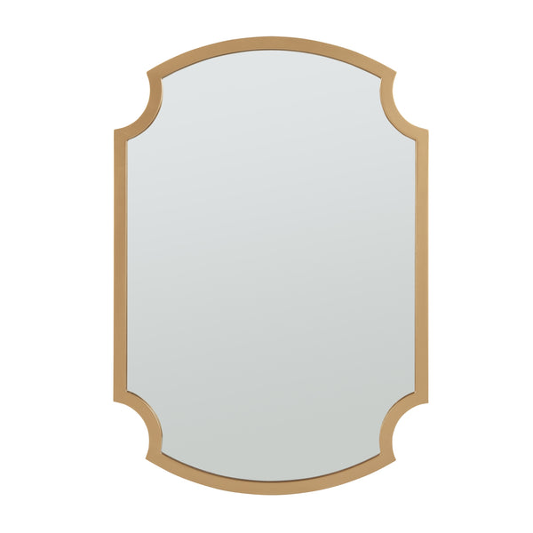 Wandspiegel Aura 80x55 cm Goldfarben [en.casa]