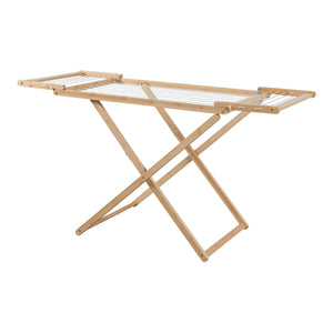 Klappbarer Wäscheständer Fakala 154x59x82 cm Bambus [en.casa]