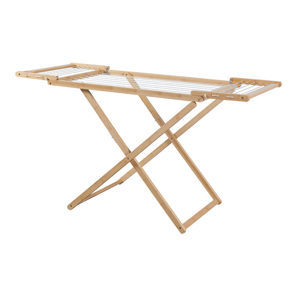 Klappbarer Wäscheständer Fakala 154x59x82 cm Bambus [en.casa]