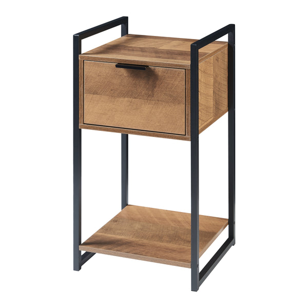 Beistelltisch Namsskogan 62x33x32cm Walnussoptik [en.casa]