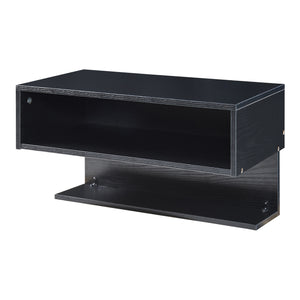 Wandregal Gauldal 57x30x32 cm Schwarz [en.casa]