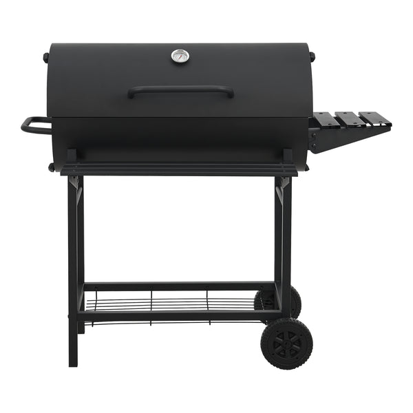 Grillwagen Armento 95x108x61cm Schwarz [casa.pro]