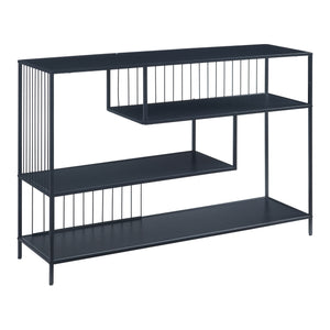 Konsolentisch Oxelösund 120x33x80 cm Schwarz [en.casa]