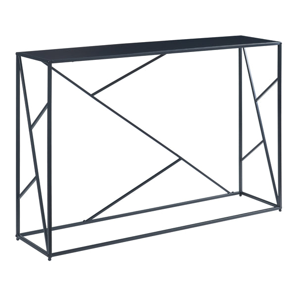 Konsolentisch Rättvik 120x30x80 cm Schwarz [en.casa]
