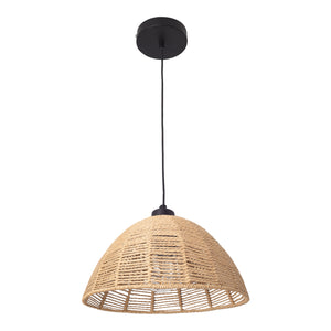 Hängeleuchte Romsey Metall+Rattan [lux.pro]