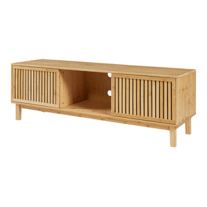 Fernsehschrank Ypäjä 150x42x50 cm Bambus Natur [en.casa]