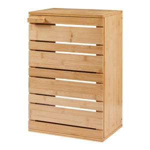 Hängeschrank Epind 50x33x20 cm Bambus Natur [en.casa]