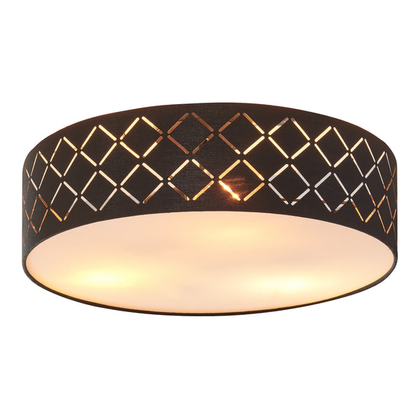 Deckenleuchte Bay Schwarz/Weiß [lux.pro]