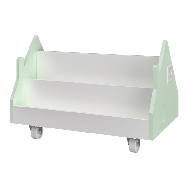 Mobiler Kinder-Bücherwagen Vipsali Hausoptik