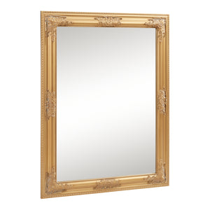 Wandspiegel Punkalaidun im Barockstil 80x60 cm Goldfarben [en.casa]