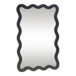 Wandspiegel Koster 90x60 cm Schwarz [en.casa]