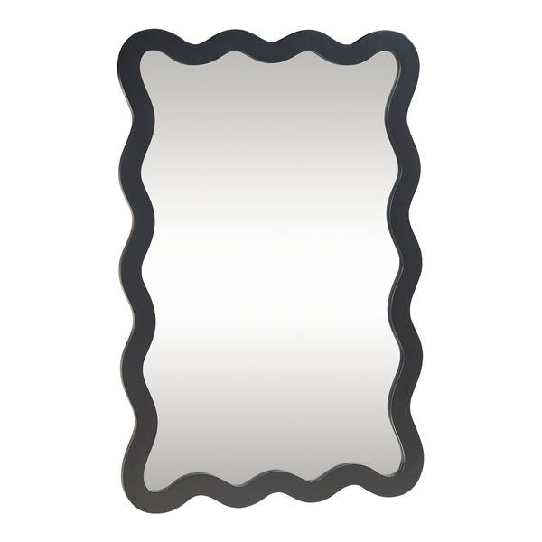 Wandspiegel Koster 90x60 cm Schwarz [en.casa]