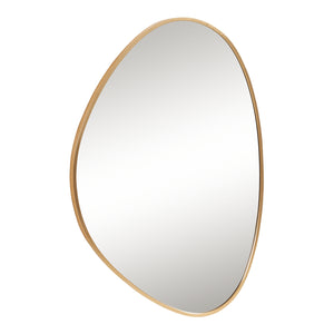 Wandspiegel Lardkapihond 75x53 cm Goldfarben [en.casa]