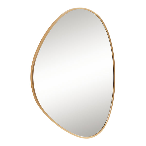 Wandspiegel Lardkapihond 75x53 cm Goldfarben [en.casa]