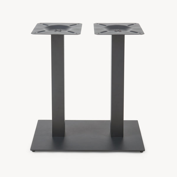 Tischgestell Vadejord Stahl 70x40x73 cm Schwarz [en.casa]