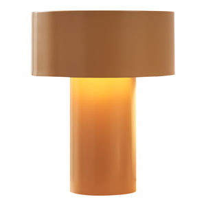 Tischleuchte Kömn Metall 37x30x30 cm Braun [lux.pro]