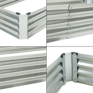 Hochbeet mit Gewächshaus Balsorano 186x96x98 cm [en.casa]