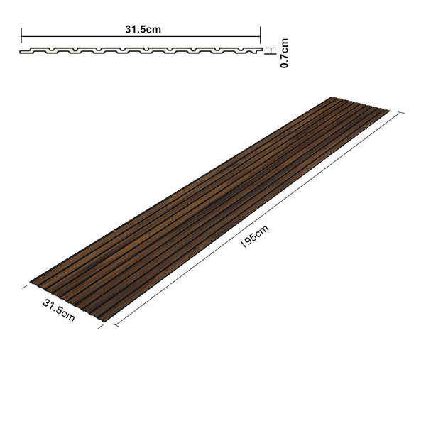 3D-Wandpaneel 195x31,5 cm [NEU.HOLZ]