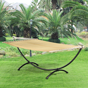 Gestell Hängematte 290 cm Schwarz Universell casa.pro