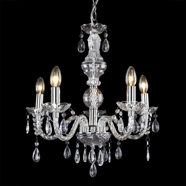 Kronleuchter Elegance 5x E14 Ø52x150 cm lux.pro