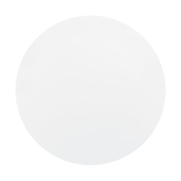 Esstisch Camille Ø80 cm Retro-Design Weiß en.casa