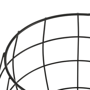 Couchtisch Neman 3er Set Metallkorb Schwarz en.casa