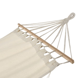 Hängematte Corinto 200x80 cm Max. 150 kg für Innen und Außen Creme casa.pro