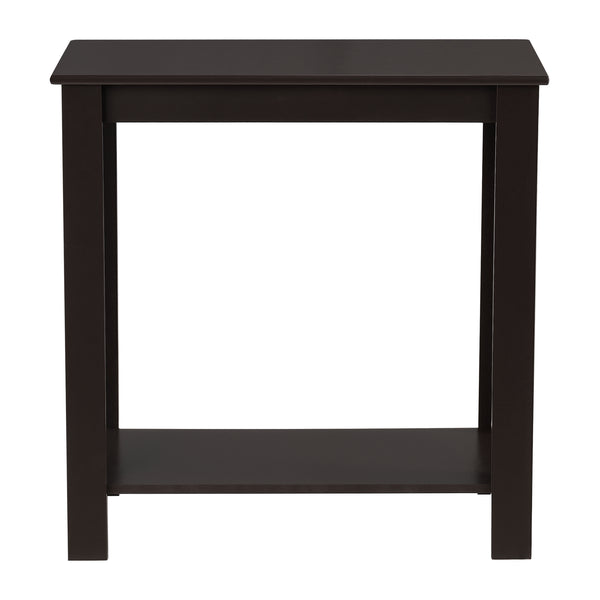 Beistelltisch Chur 60 x 30 x 61,3 cm braun en.casa