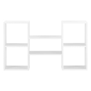 Wandregal Lillesand mit 5 Ablagen 101x18x60 cm Weiß [en.casa]