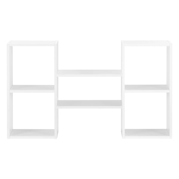 Wandregal Lillesand mit 5 Ablagen 101x18x60 cm Weiß [en.casa]